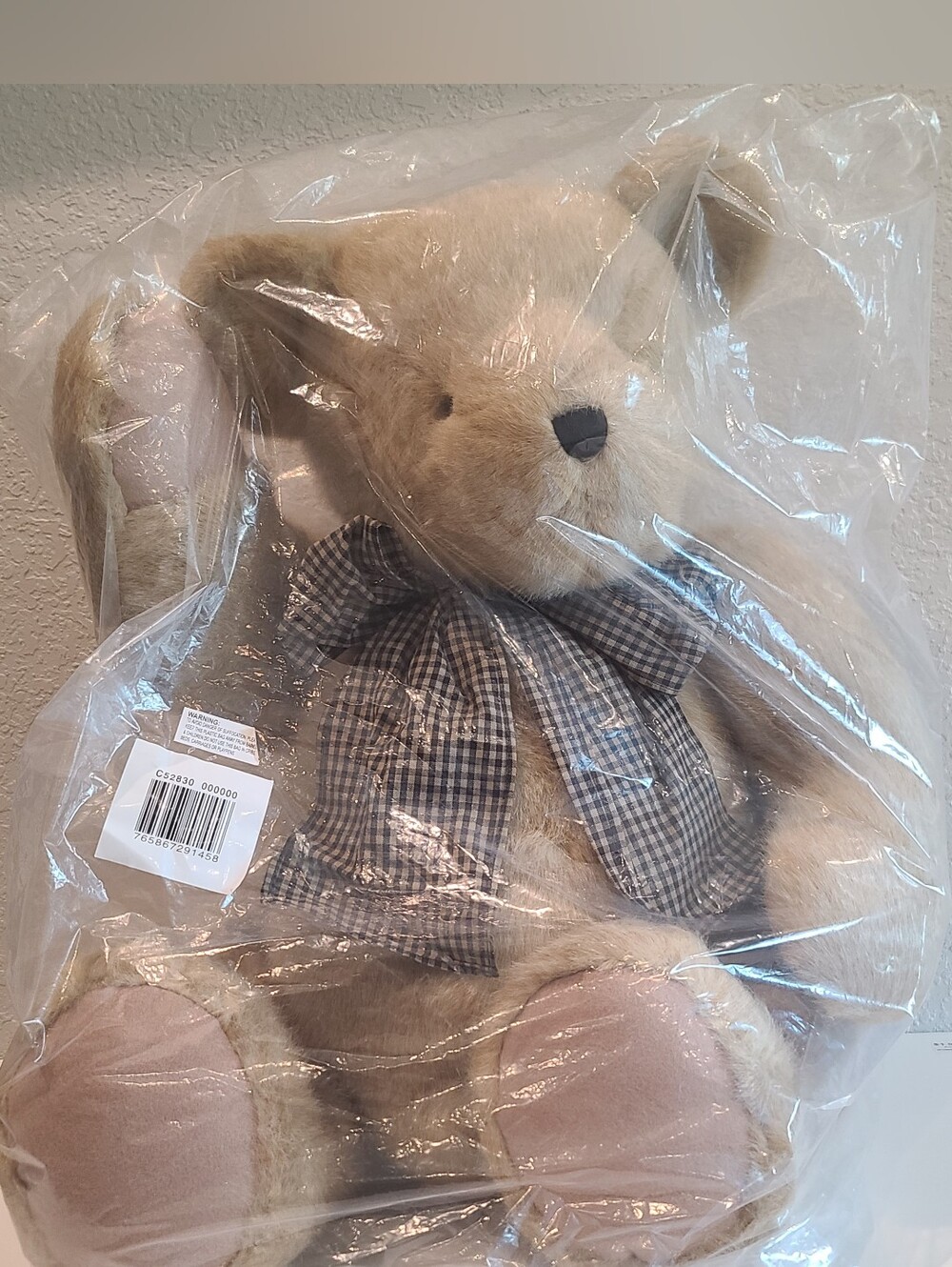 Vtg NOS Boyds Bear Pudgy Q. Honeypott Style #93273V Limited Edition #335/600 28"